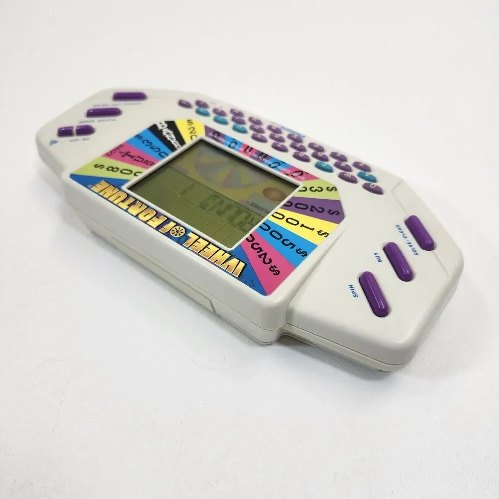 Wheel of Fortune Handheld Game Vintage 1995 Tiger Electronics Tested Works